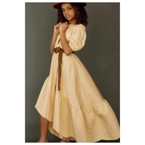 Joyfolie Boho Peasant Prairie Cottagecore Cowgirl Gabriella Dress Terracotta | 7 - Picture 4 of 16